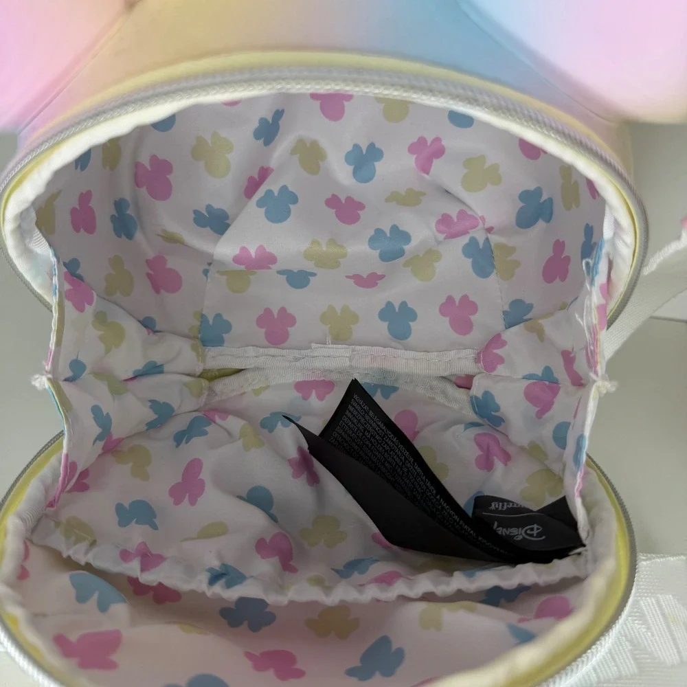 NWOT - Loungefly Disney - Minnie Mouse Rainbow Molded Figural Bag